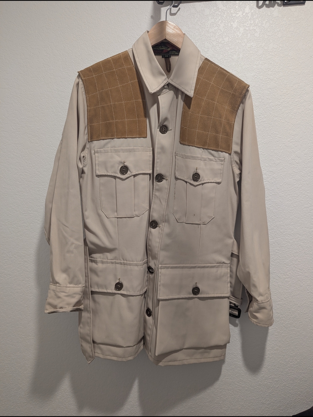 Vintage 10-X America's Finest Sport Clothing Safari Shooting Jacket Size 38